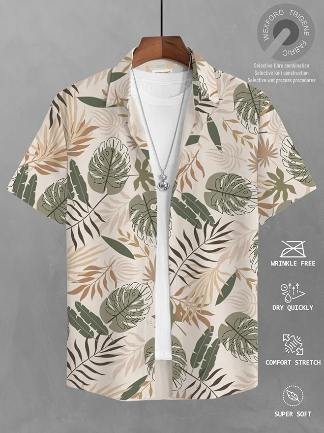BULLMER Trendy Regular Fit Printed Causal Shirt for Men - Image 2