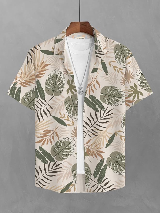BULLMER Trendy Regular Fit Printed Causal Shirt for Men - Image 5